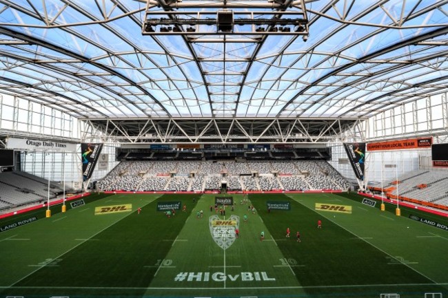 The Forsyth Barr stadium in Dunedin during the Captains Run