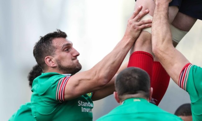 British and Irish Lions Sam Warburton during the Captains Run