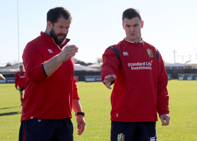 Andy Farrell and Johnny Sexton