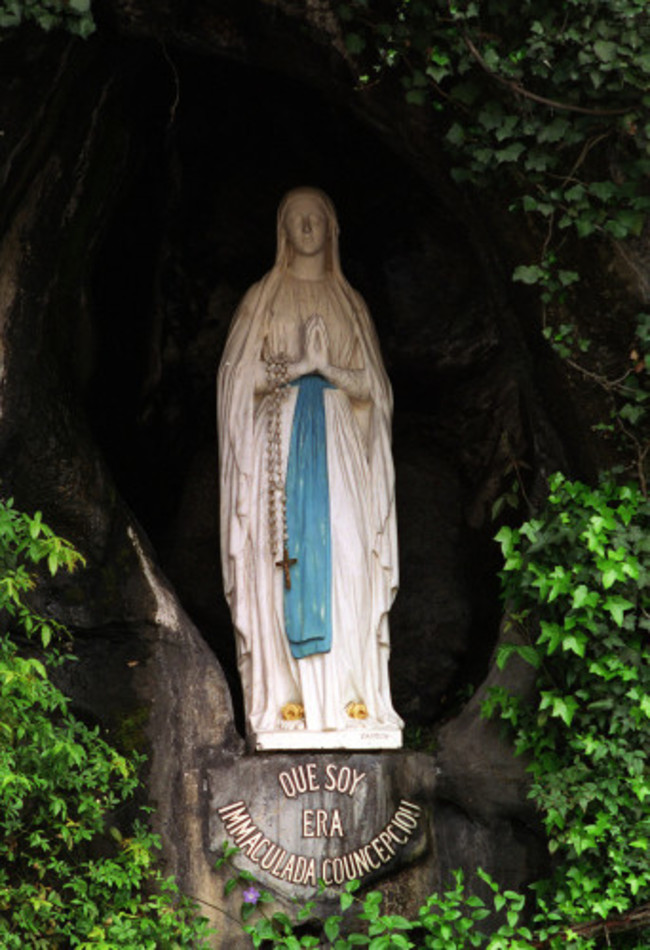 On this day in history - Bernadettes visions at Lourdes