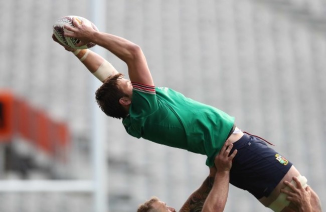 British and Irish Lions Iain Henderson  during the Captains Run