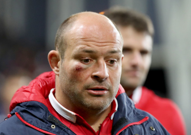 Rory Best dejected after the game