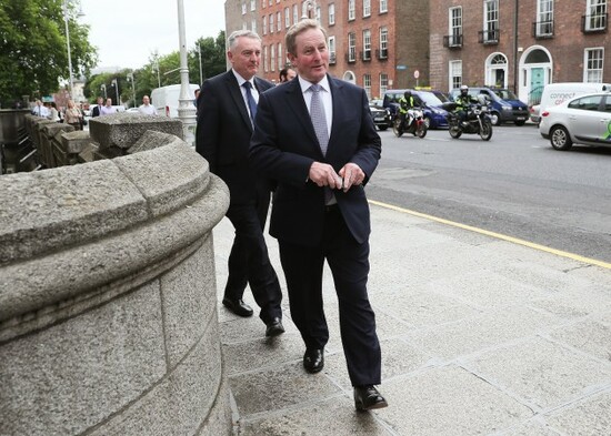 Outgoing Taoiseach Enda Kenny