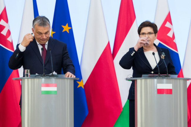 Poland: Visegrad Group Meeting in Warsaw