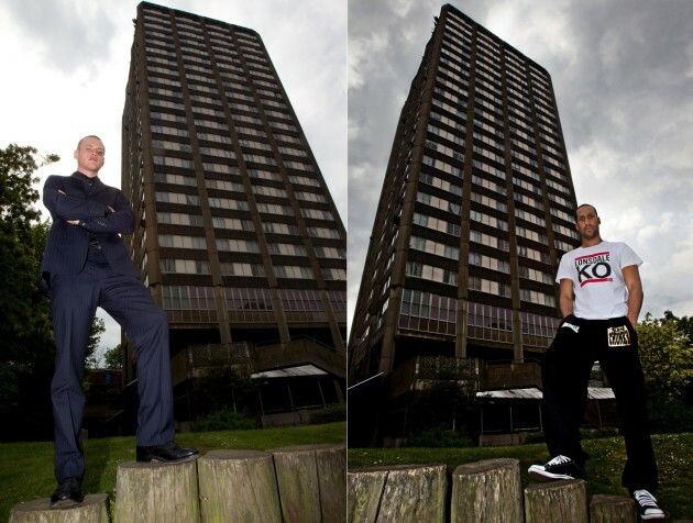 Tower block fire in London