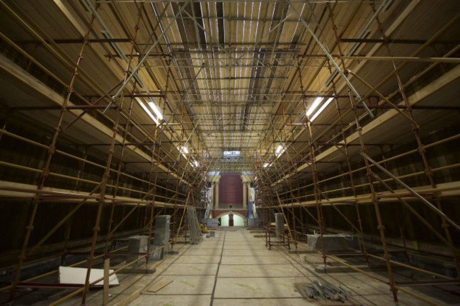 Grand Gallery, scaffolding