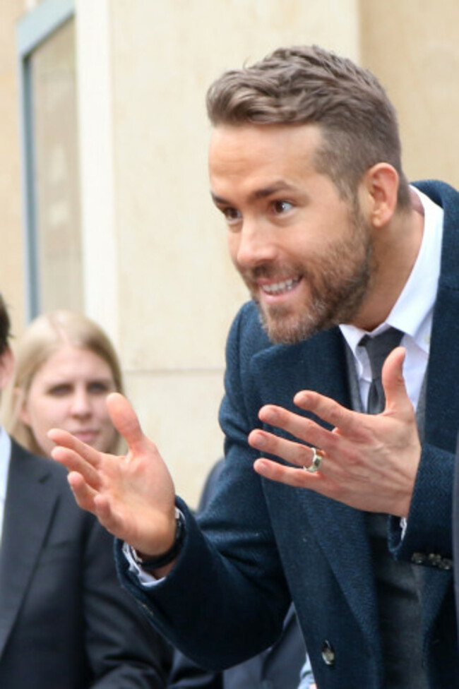 Ryan Reynolds Honored With Star On The Hollywood Walk Of Fame Ceremony - Los Angeles