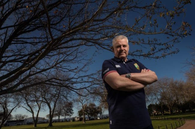 British and Irish Lions Head Coach Warren Gatland during the press conference