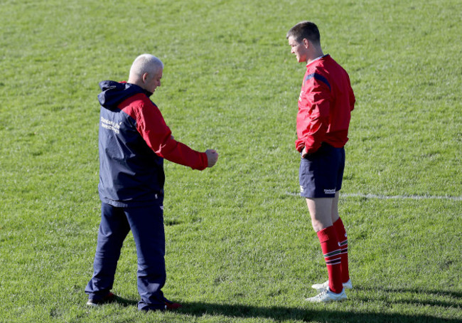 Warren Gatland and Jonathan Sexton