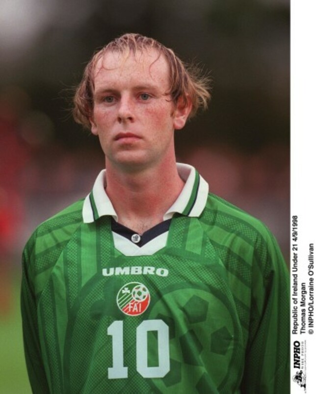Thomas Morgan Republic of Ireland Under 21 4/9/1998