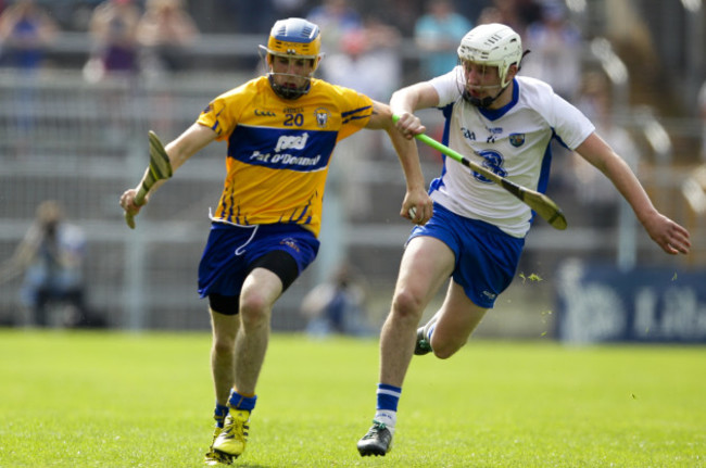 Oisín O’Brien in action against Shane Bennett