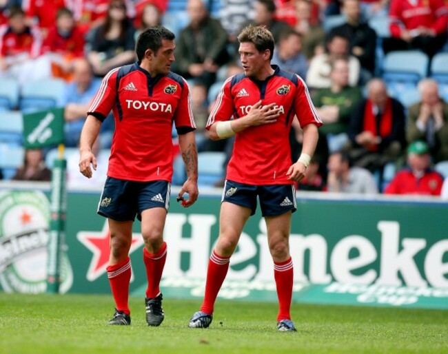 Rua Tipoki with Ronan O'Gara