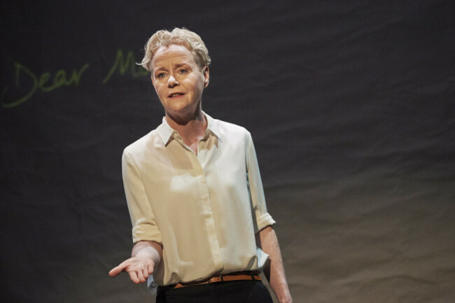 1. Noelle Brown in POSTSCRIPT by Noelle Brown & Mich&egrave;le Forbes dir. by Conor Hanratty at the Abbey Theatre. Photo Ros Kavanagh