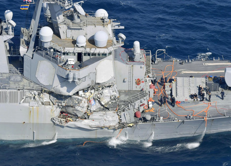 Japan US Navy Collision