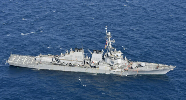 Japan US Navy Collision