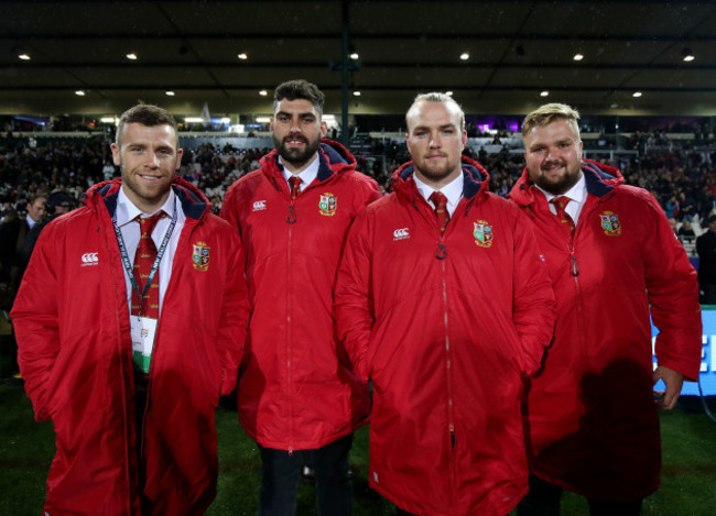 Gareth Davies, Cory Hill, Kristian Dacey and Tom Francis