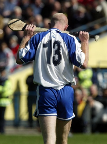 John Mullane walks from the field after being sent off 27/6/2004