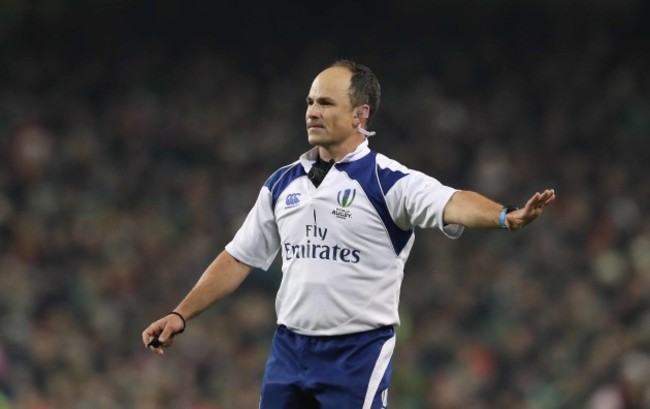 referee Jaco Peyper