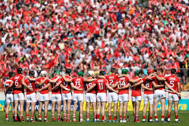 Cork stand for national anthem