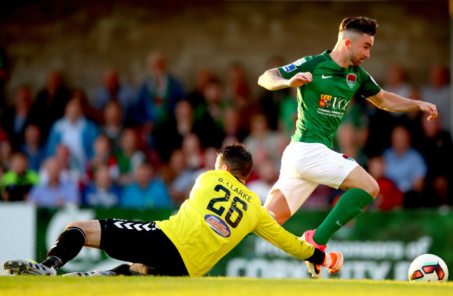 Sean Maguire scores his sides third goal