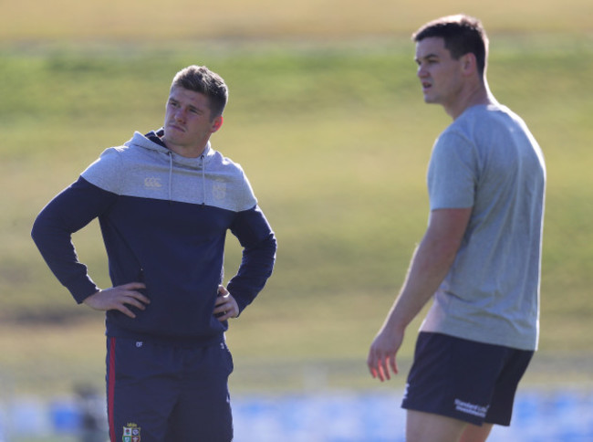 Owen Farrell and Jonathan Sexton