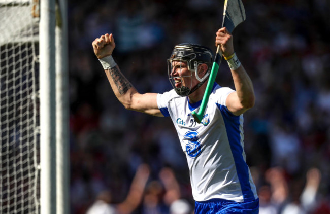 Maurice Shanahan celebrates scoring a goal