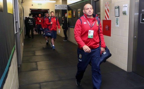 Rory Best arrives