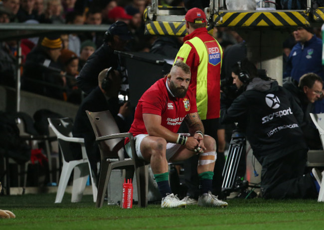 Joe Marler after being sin-binned