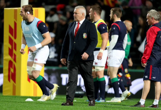 Warren Gatland before the game