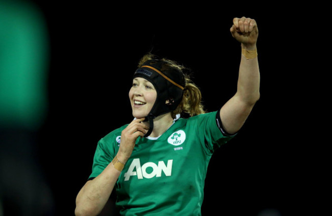 Marie Louise Reilly celebrates