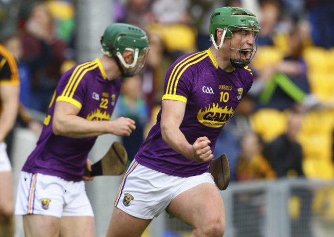 Conor McDonald celebrates scoring his sides second goal
