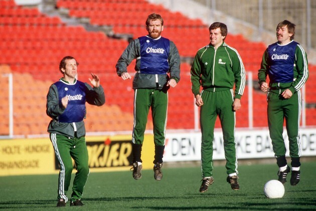 Liam Brady, Tony Grealish, Jim Beglin and Pat Byrne