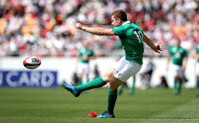 Paddy Jackson kicks a conversion