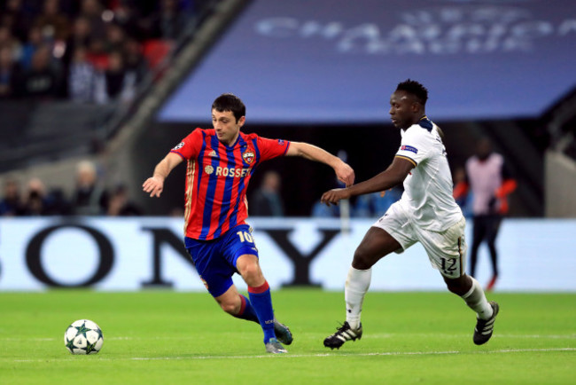 Tottenham Hotspur v CSKA Moscow - UEFA Champions League - Group E - Wembley Stadium