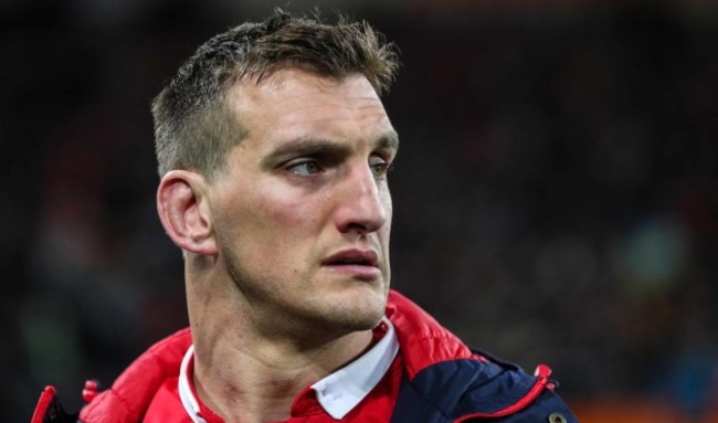 Sam Warburton dejected after the game