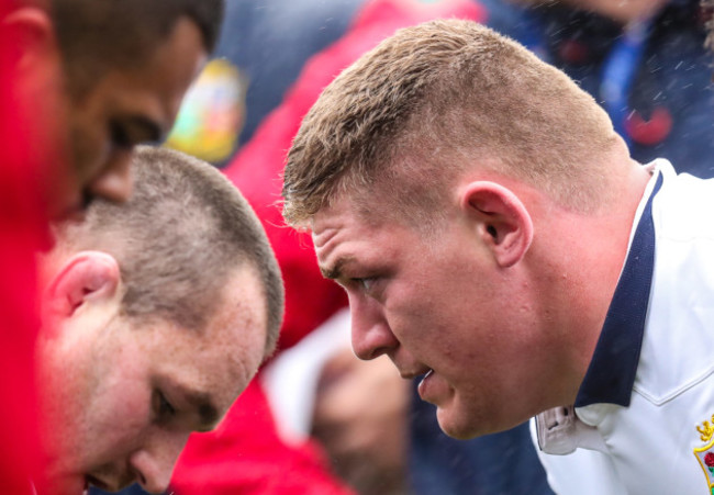 British and Irish Lions Tadgh Furlong during the training