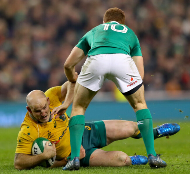 2Paddy Jackson tackles Stephen Moore
