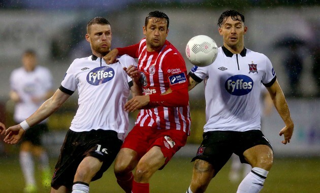 Tim Clancy with Ciaran Kilduff and Richie Towell