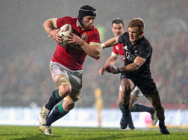 Sean O'Brien with Damian McKenzie