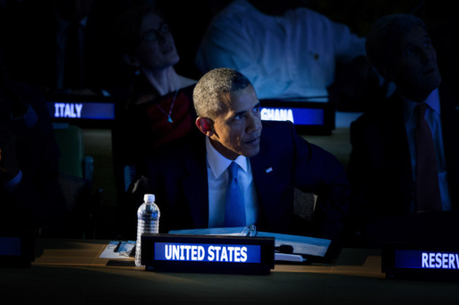 US President Obama Attends Annual UN General Assembly - NYC