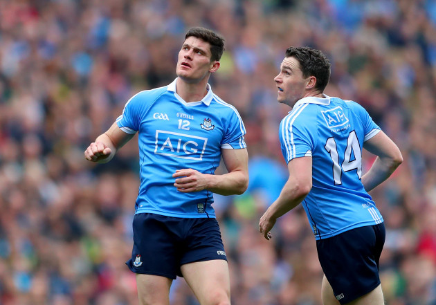 Diarmuid Connolly and Paddy Andrews