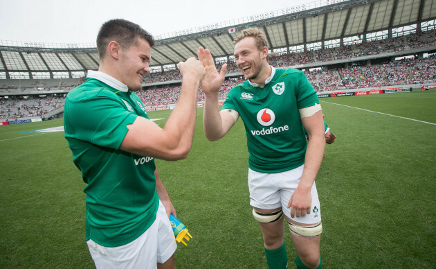 Jacob Stockdale and Kieran Treadwell