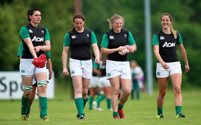 Ireland celebrate after the game