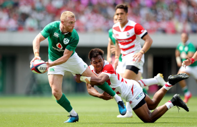 Kotaro Matshima and Keith Earls