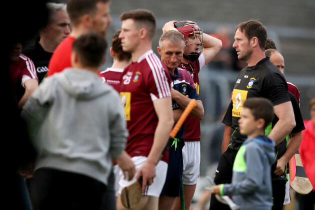 Johnny Bermingham dejected after the game