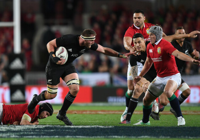 Kieran Read with Jonathan Davies