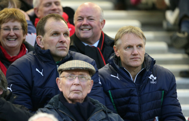 John Plumtree alongside Joe Schmidt