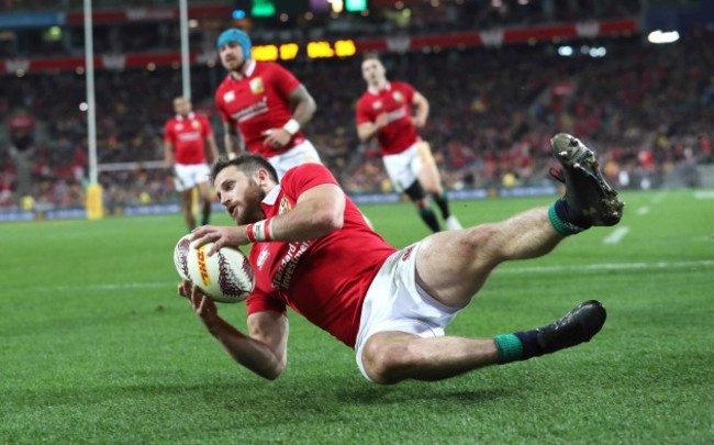 Tommy Seymour scores their third try