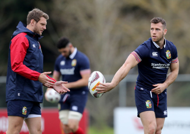 Gareth Davies and Dan Biggar