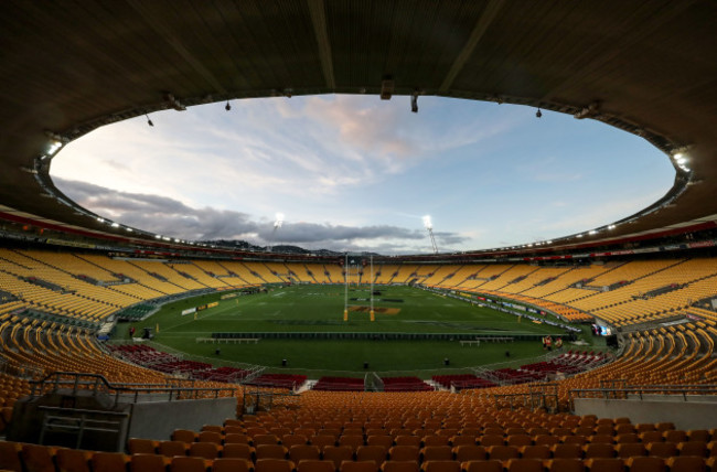 A view of Westpac Stadium